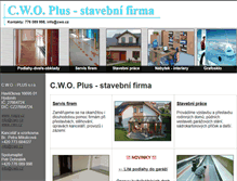 Tablet Screenshot of cwo.cz